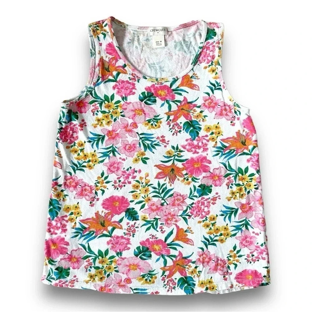 Crewcuts | Bright Floral Tank Top (M)